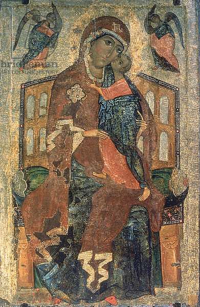 The Virgin of the Tolg, Yaroslavl School, 13th century