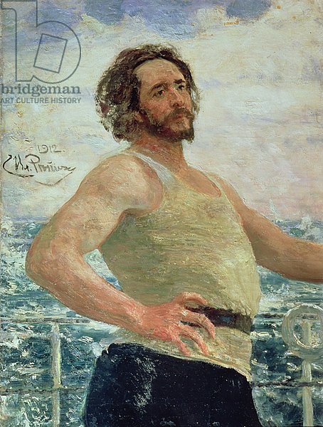 Portrait of Author Leonid Andreev, 1912