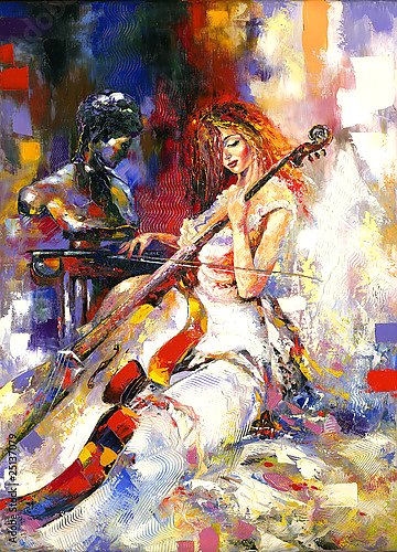 Девушка и виолончель
