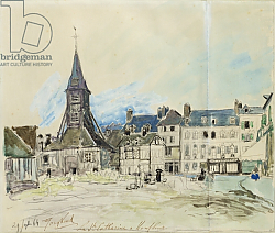 Постер Джонкинд Йохан The Church of Sainte-Catherine, Honfleur, 1864 Постер Джонкинд Йохан The Church of Sainte-Catherine, Honfleur, 1864