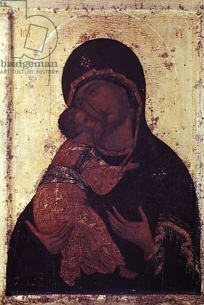 Our Lady of Vladimir' Icon by Andrei Rublyov, 1408.