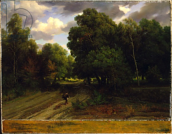 Постер Добиньи Шарль The Crossroads of the Eagle's Nest, Fontainebleau Forest, 1843-44 Постер Добиньи Шарль The Crossroads of the Eagle's Nest, Fontainebleau Forest, 1843-44