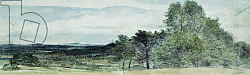 Постер Констебль Джон (John Constable) A View at Hursley, Hampshire, 1804 Постер Констебль Джон (John Constable) A View at Hursley, Hampshire, 1804