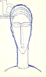 Постер Модильяни Амедео (Amedeo Modigliani) Study for a Head for a Sculpture, c.1911 Постер Модильяни Амедео (Amedeo Modigliani) Study for a Head for a Sculpture, c.1911