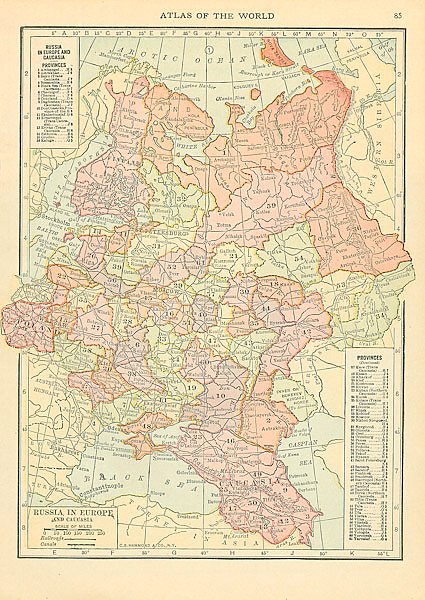Карта Мира, Cram's Atlas