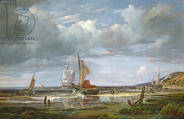 The Elbe at Blankenesee, 1844