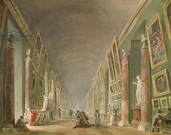 The Grand Gallery of the Louvre between 1801 and 1805