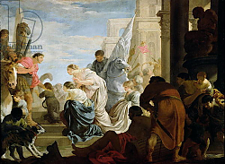 Постер Бурдон Себастьян The Meeting of Anthony and Cleopatra, c.1645 Постер Бурдон Себастьян The Meeting of Anthony and Cleopatra, c.1645
