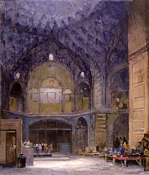 Постер Браун Боб (совр) Nineteenth century Bazaar at Kashan Постер Браун Боб (совр) Nineteenth century Bazaar at Kashan
