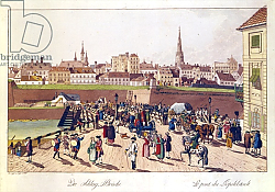 Постер Циглер Иоганн The Bridge at Leopoldstadt, Vienna, 1780 Постер Циглер Иоганн The Bridge at Leopoldstadt, Vienna, 1780
