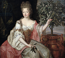 Постер Гоберт Portrait of Francoise Marie de Bourbon Duchess of Orleans Постер Гоберт Portrait of Francoise Marie de Bourbon Duchess of Orleans