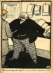Постер Валлоттон Феликс A business man and his client, from 'Crimes and Punishments', 1902 Постер Валлоттон Феликс A business man and his client, from 'Crimes and Punishments', 1902