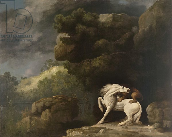 A Lion Attacking a Horse, 1770