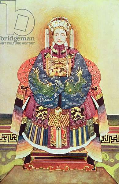 Portrait of Tzu Hsi, the Empress Dowager