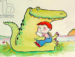 Постер Кристи Майли (совр) Crocodile Hug, or Best Friends Постер Кристи Майли (совр) Crocodile Hug, or Best Friends