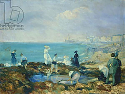 Постер Глакенс Уильям Джеймс Figures on the Shore at Dieppe Постер Глакенс Уильям Джеймс Figures on the Shore at Dieppe