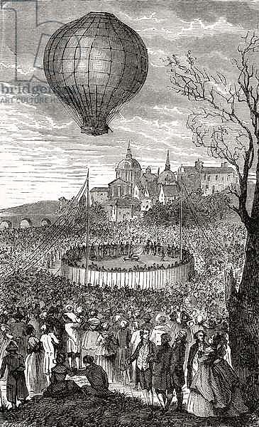 The First Aerial Voyage, Paris, 21st October 1783