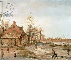 Постер Велде Эсиас Winter Landscape, 1623 Постер Велде Эсиас Winter Landscape, 1623