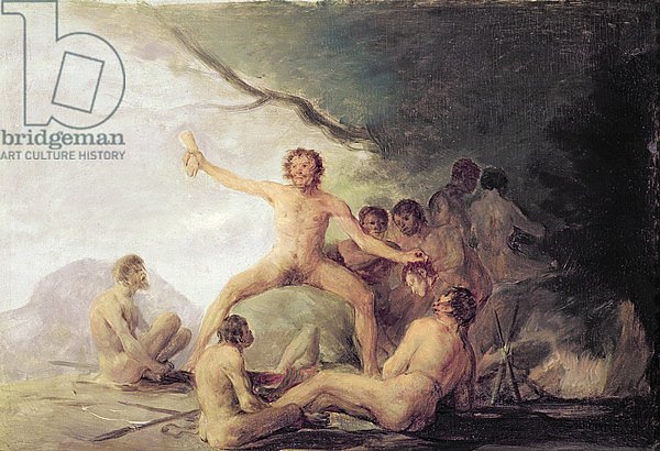 Cannibals savouring Human Remains, c.1800-08
