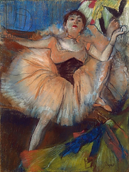 Постер Дега Эдгар (Edgar Degas) Seated Dancer, 1879-80 Постер Дега Эдгар (Edgar Degas) Seated Dancer, 1879-80