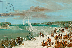 Постер Кэтлин Джордж Portage Around the Falls of Niagara at Table Rock, 1847- 48 Постер Кэтлин Джордж Portage Around the Falls of Niagara at Table Rock, 1847- 48