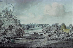 Постер Констебль Джон (John Constable) The Valley of the Stour, with Langham church in the distance Постер Констебль Джон (John Constable) The Valley of the Stour, with Langham church in the distance