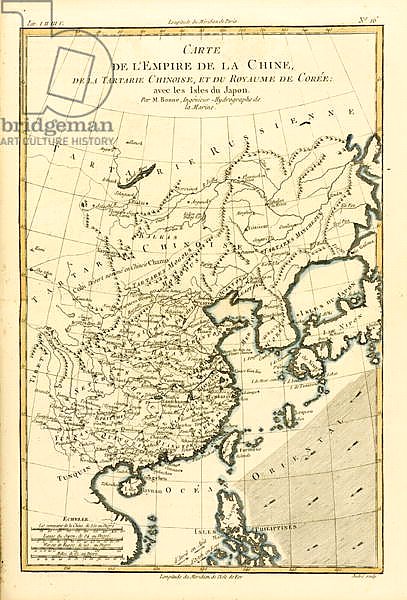 The Chinese Empire, Chinese Tartary and the Kingdom of Korea, Japan, 1780
