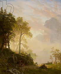 Постер Бирштад Альберт The Merced River in Yosemite, 1868 Постер Бирштад Альберт The Merced River in Yosemite, 1868