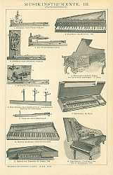 Постер Musikinstrumente III