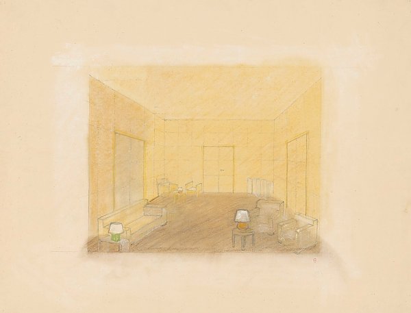 L’Eau fraiche – maquette de décor