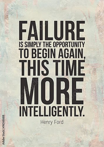 Мотивационный плакат с цитатой Генри Форда