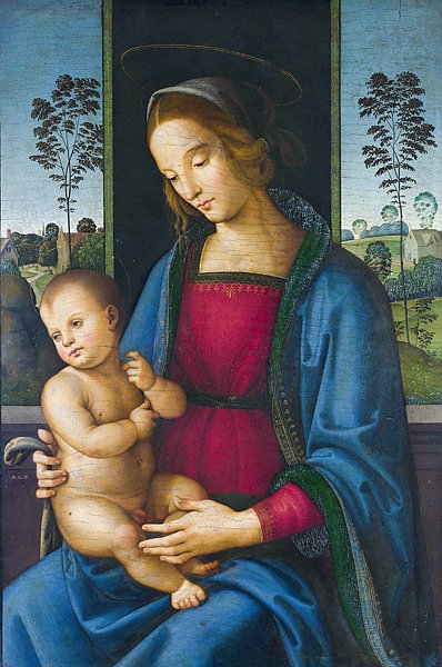 Дева Мария с младенцем