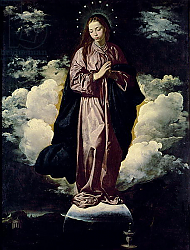 Постер Веласкес Диего (DiegoVelazquez) The Immaculate Conception, c.1618 Постер Веласкес Диего (DiegoVelazquez) The Immaculate Conception, c.1618