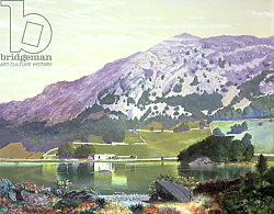 Постер Гримшоу Джон Аткинсон Nab Scar from the South Side of Rydal Water - Heather in Bloom, September, 1864 Постер Гримшоу Джон Аткинсон Nab Scar from the South Side of Rydal Water - Heather in Bloom, September, 1864