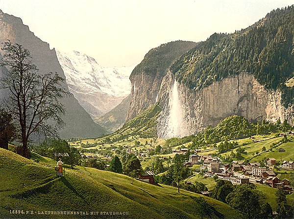 Швейцария. Лаутербруннен и водопад Штауббах