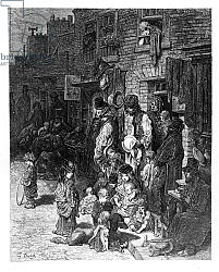 Постер Доре Гюстав Wentworth Street, Whitechapel, from 'London, A Pilgrimage' by William Blanchard Jerrold, 1872 Постер Доре Гюстав Wentworth Street, Whitechapel, from 'London, A Pilgrimage' by William Blanchard Jerrold, 1872