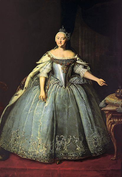 Портрет императрицы Елизаветы Петровны. 1743