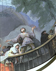 Постер Гойя Франсиско (Francisco de Goya) An Ecstatic Witness, detail from the Miracle of St. Anthony of Padua, from the cupola, 1798 Постер Гойя Франсиско (Francisco de Goya) An Ecstatic Witness, detail from the Miracle of St. Anthony of Padua, from the cupola, 1798