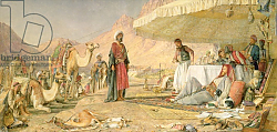 Постер Льюис Джон A Frank Encampment in the Desert of Mount Sinai, 1842, 1856 Постер Льюис Джон A Frank Encampment in the Desert of Mount Sinai, 1842, 1856