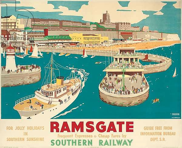 A Southern Railway poster advertising Ramsgate, 1939