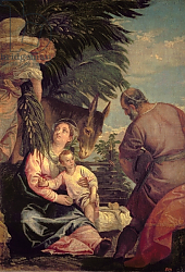 Постер Веронезе Паоло Rest on the Flight into Egypt 2 Постер Веронезе Паоло Rest on the Flight into Egypt 2