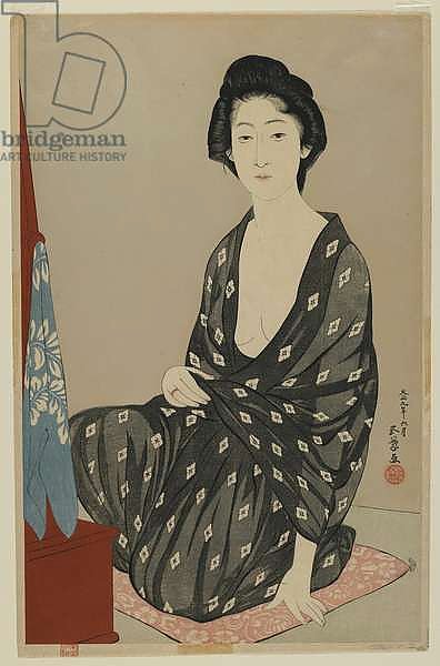 Woman in Summer Dress, Taisho era, June 1920