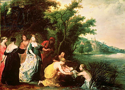 Постер Бален Хендрик Pharaoh's Daughter Discovering Moses Постер Бален Хендрик Pharaoh's Daughter Discovering Moses