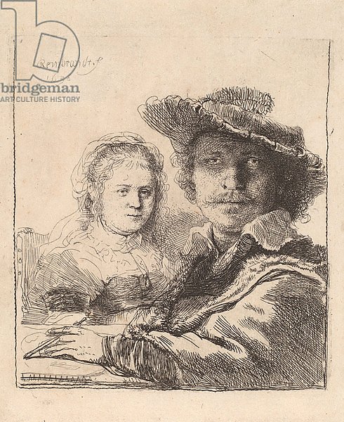 Self Portrait with Saskia, 1636