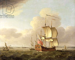 Постер Меллиш Томас Shipping in the Thames Estuary, c.1761-66 Постер Меллиш Томас Shipping in the Thames Estuary, c.1761-66