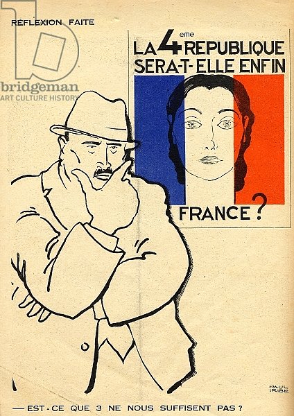 Will the 4th Republic still be France? Isn't 3 enough?, from 'Le Temoin', 1933-35