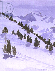 Постер Баттерфилд Сара (совр) Winter Trees, Haute Nandez, Switzerland, 1989 Постер Баттерфилд Сара (совр) Winter Trees, Haute Nandez, Switzerland, 1989