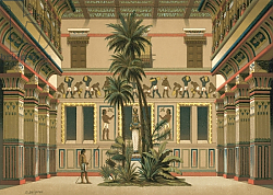Постер Байксерас Дионисио Courtyard of an Egyptian house Постер Байксерас Дионисио Courtyard of an Egyptian house
