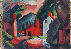Постер Блюмнер Оскар View of Lehnenburg, Pennsylvania, 1914 Постер Блюмнер Оскар View of Lehnenburg, Pennsylvania, 1914