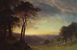 Постер Бирштад Альберт The Sacramento River Valley Постер Бирштад Альберт The Sacramento River Valley